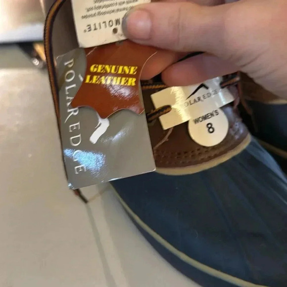 NWT Polar edge women’s snow boots blue and brown size 8 - Picture 3 of 7